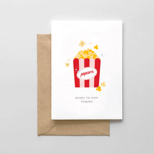 Ready to Pop! Baby Shower Card