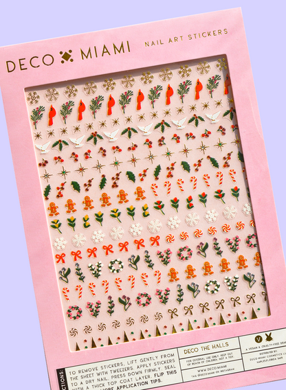 Deco Beauty - Nail Art Stickers - Deco The Halls (Holiday)