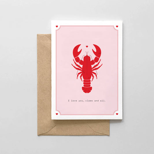 I Love You, Claws and All - Greeting Card