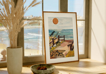 Beach Sunrise Art Print