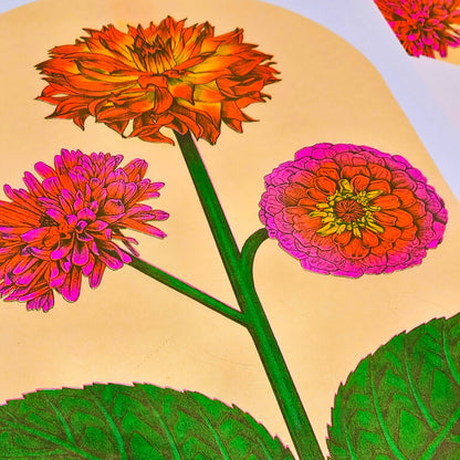 Magical Flower Riso Print