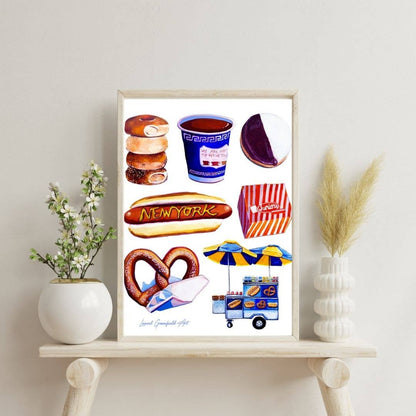 New York City Combo Art Print: 5x7