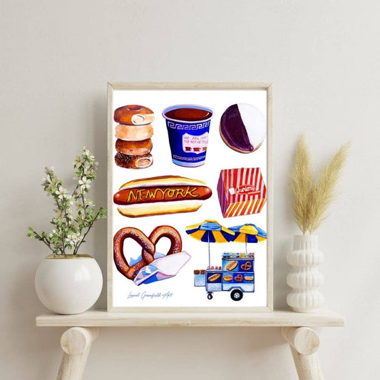 New York City Combo Art Print: 5x7