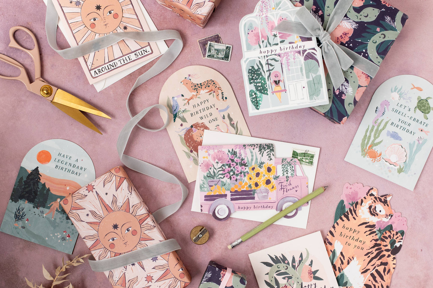 Flower Truck Birthday Card | Sister Paper Co.