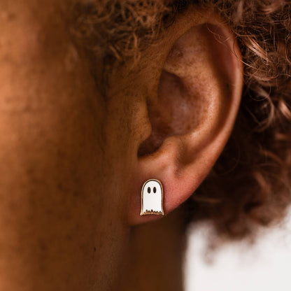 Set of 3 Spooky Enamel Stud Earrings- Larissa Loden