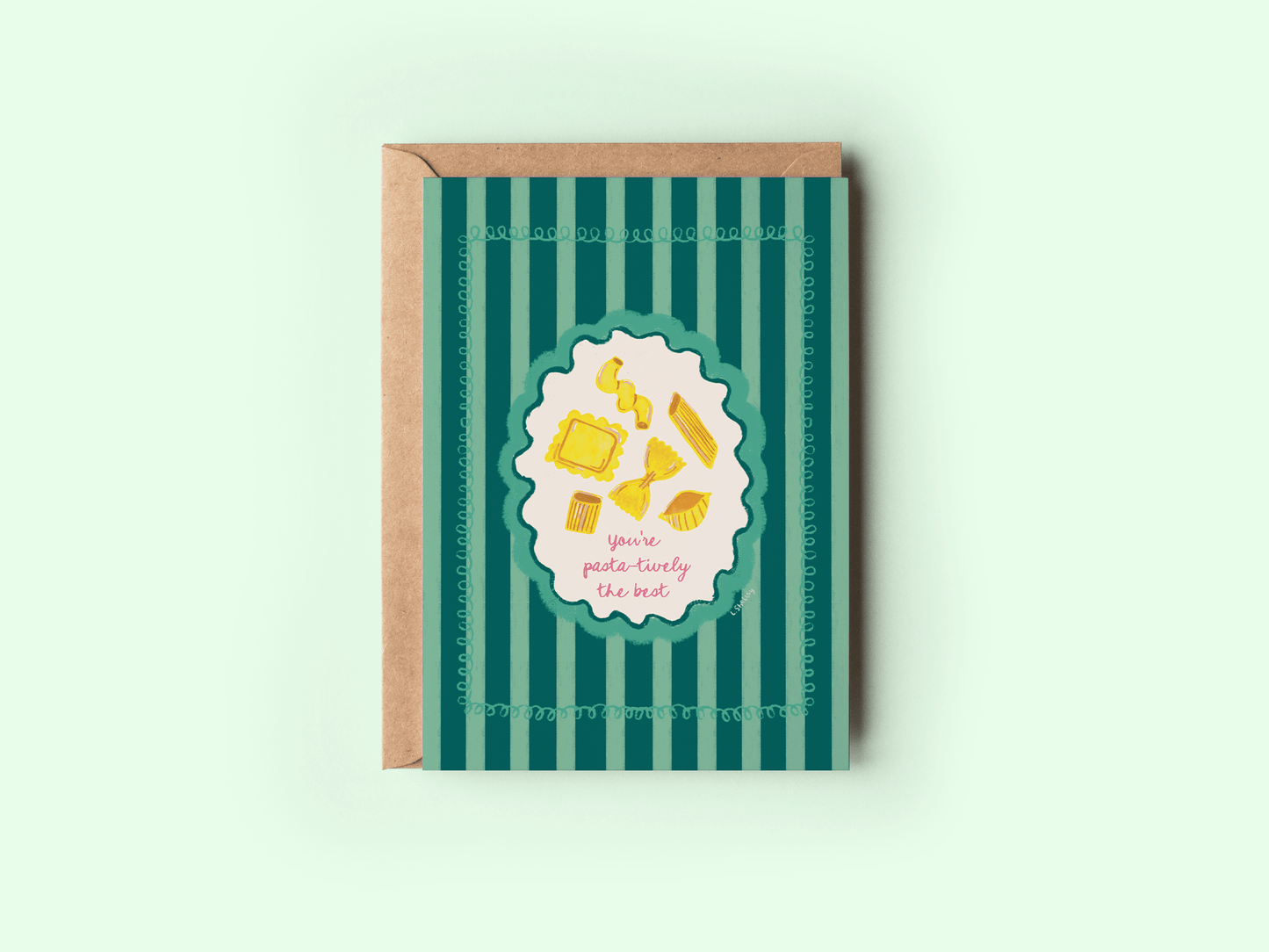 The Shelley Society - Pasta-tively The Best Greeting Card