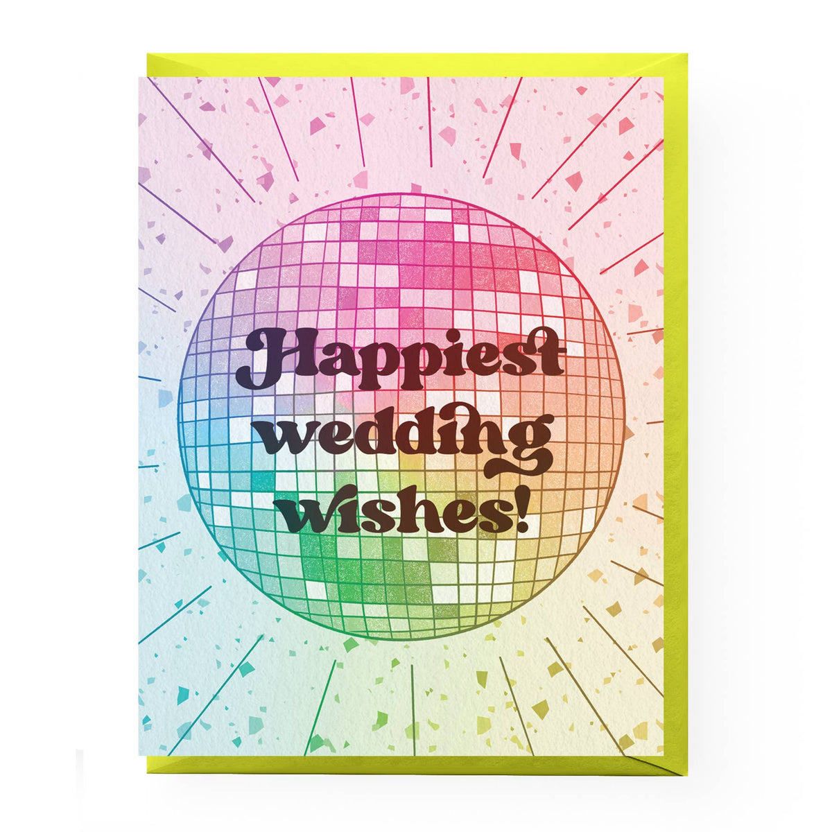 Boss Dotty Paper Co - Disco Wedding Card