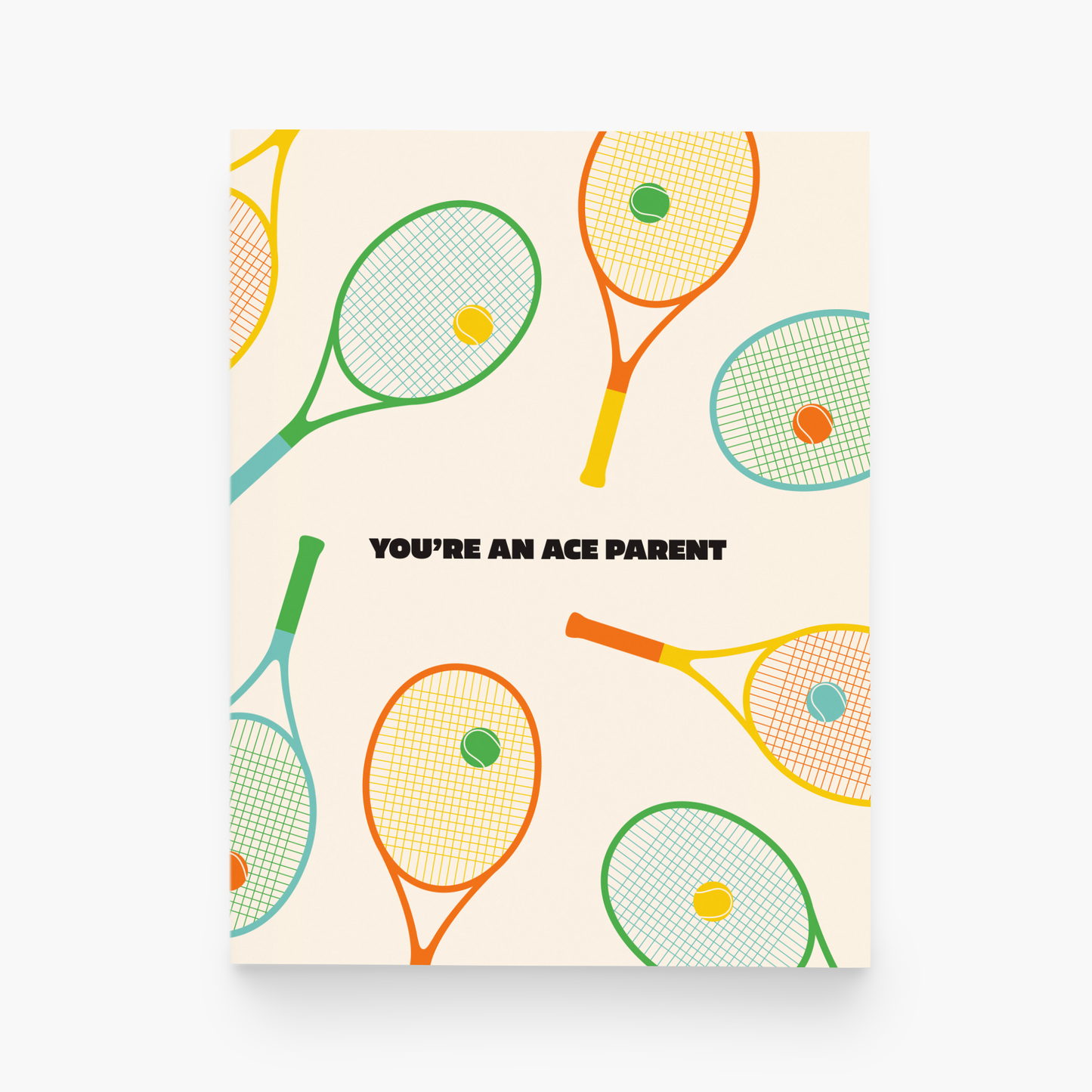 paper&stuff - You're An Ace Parent Tennis Greeting Card