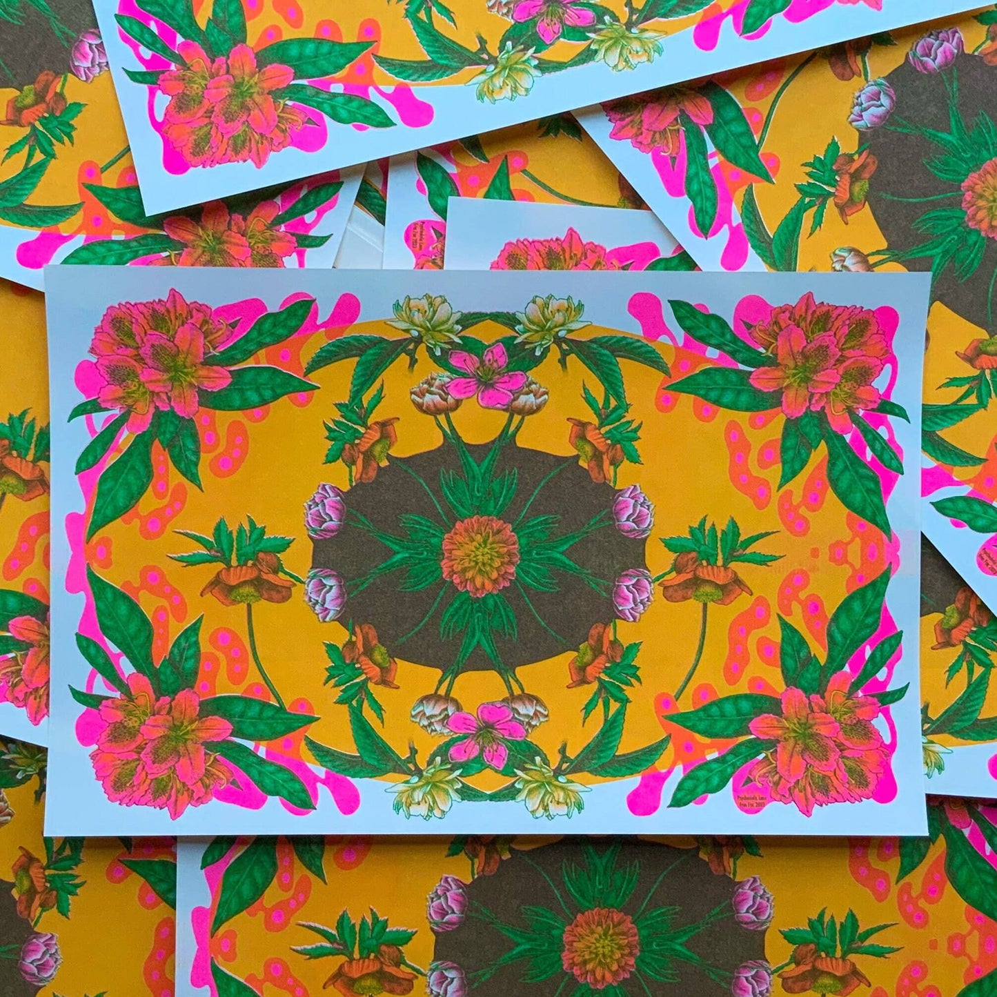 Botanical Eye Riso Print