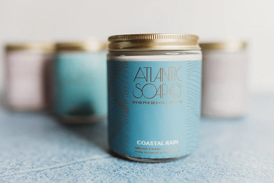 Coastal Rain Large Candle - Atlantic Soap Co.