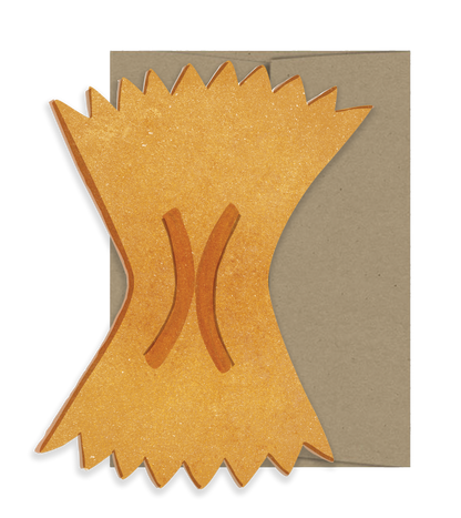 Farfalle Pasta Die Cut Card