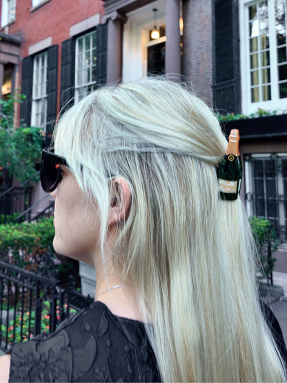 Champagne Claw Hair Clip- Solar Eclipse