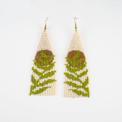 Moonlit Frond Earrings- Altiplano