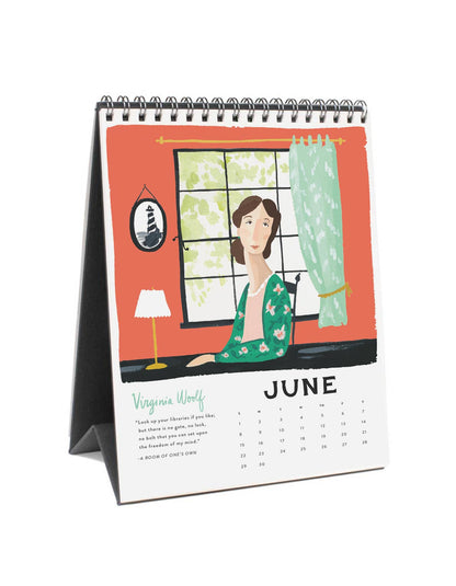 Idlewild Co. - Ladies of Literature 2025 Desk Calendar