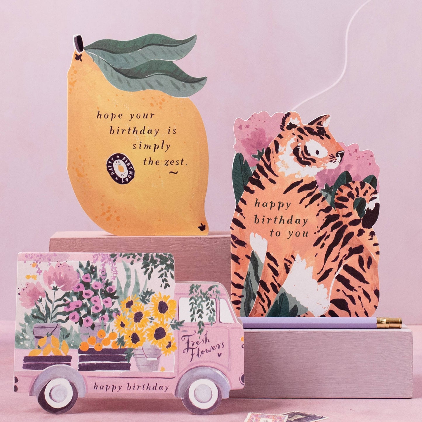 Flower Truck Birthday Card | Sister Paper Co.