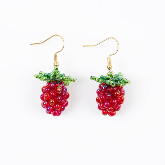 Raspberry Earrings- Altiplano