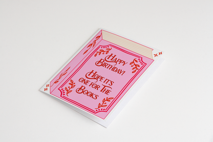 One For The Books Birthday Card- Bon Femmes