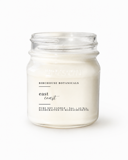 East Coast 8 oz. Soy Candle -Birchouse Botanicals -