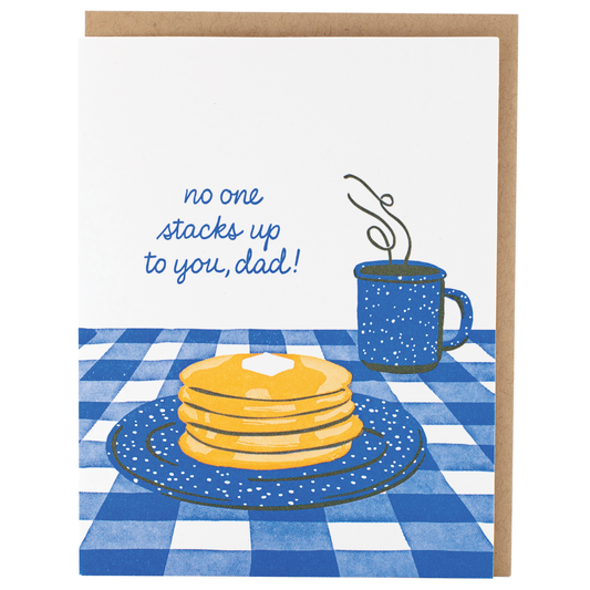 Smudge Ink - Pancake Breakfast Father's Day Card