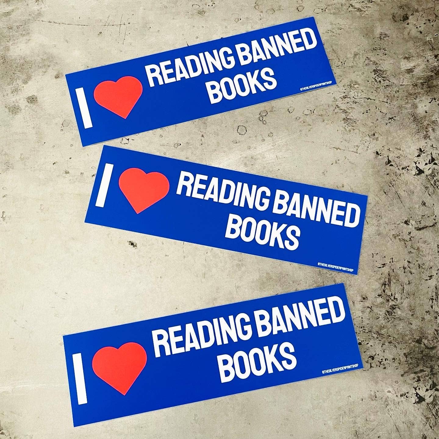 I love reading banned books Bumper Sticker