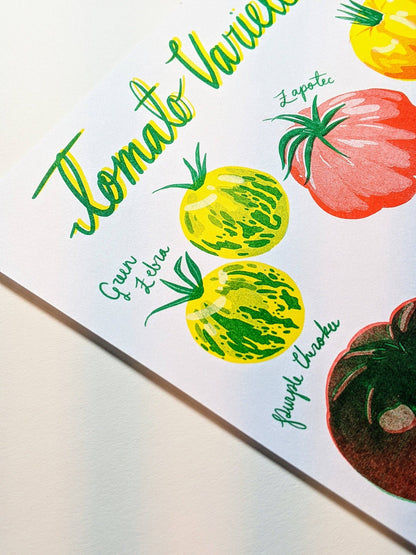 Risograph Tomato Print -Christina Hu