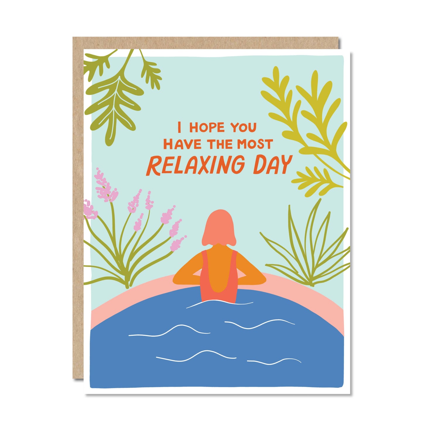 Odd Daughter Paper Co. - Relaxing Day - Birthday Card
