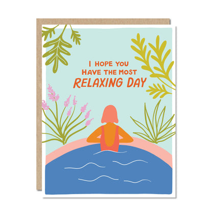 Odd Daughter Paper Co. - Relaxing Day - Birthday Card