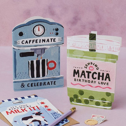 Matcha Birthday Card | Sister Paper Co.