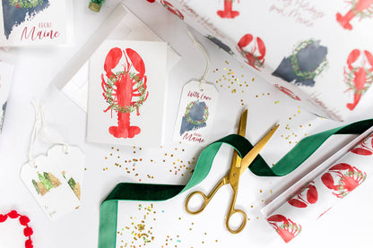 Holiday Lobster Greeting Card