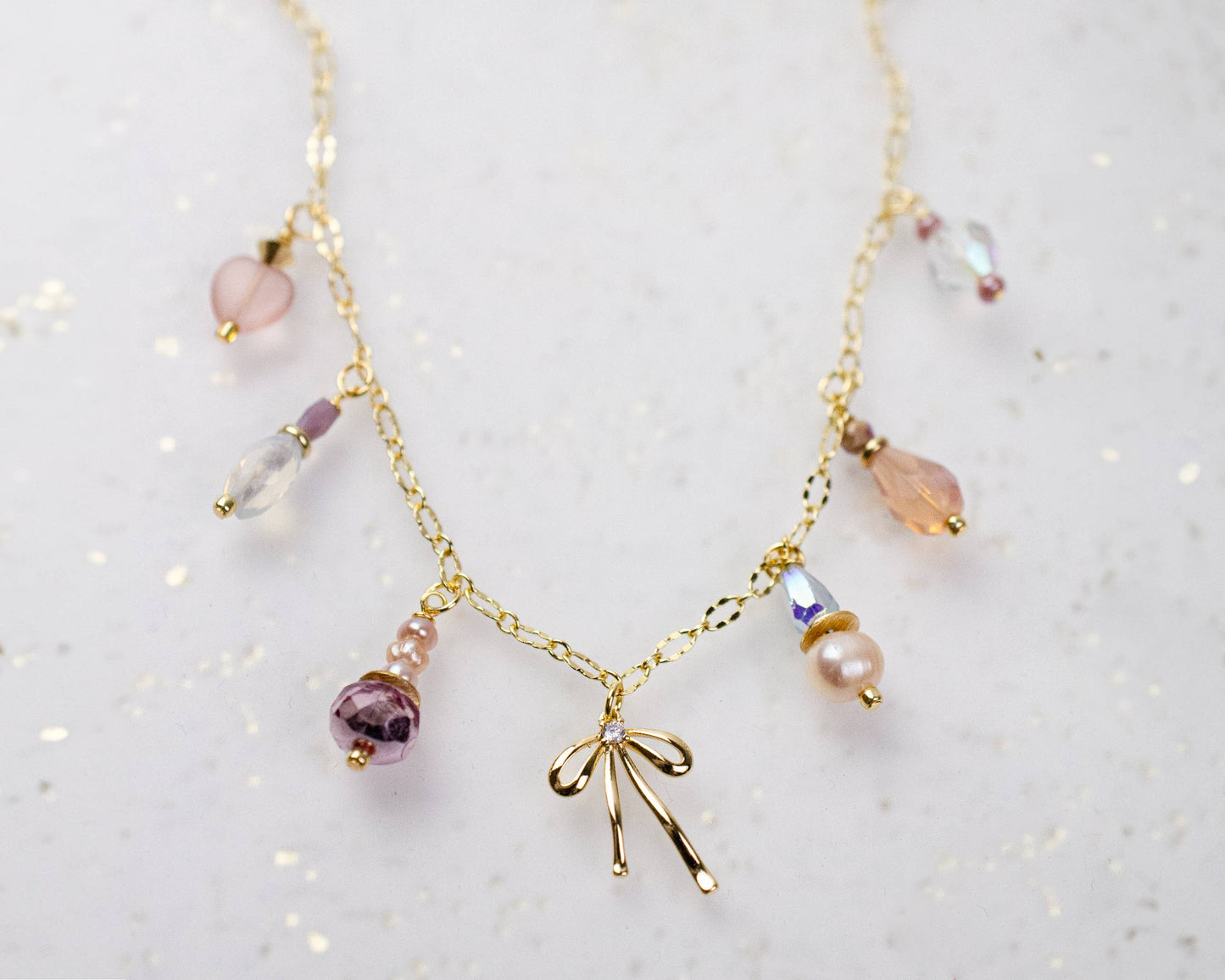 Jill Makes - Bow Charm Necklace