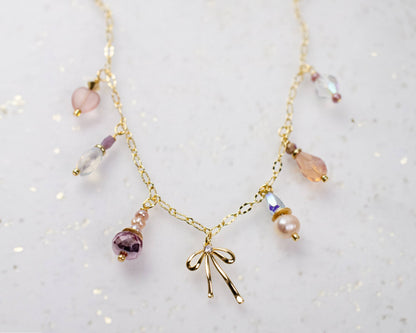 Jill Makes - Bow Charm Necklace