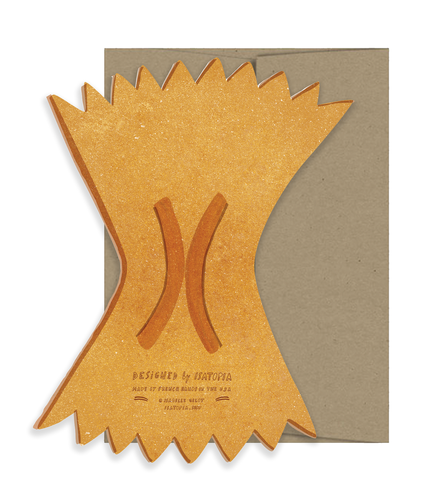 Farfalle Pasta Die Cut Card