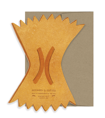 Farfalle Pasta Die Cut Card