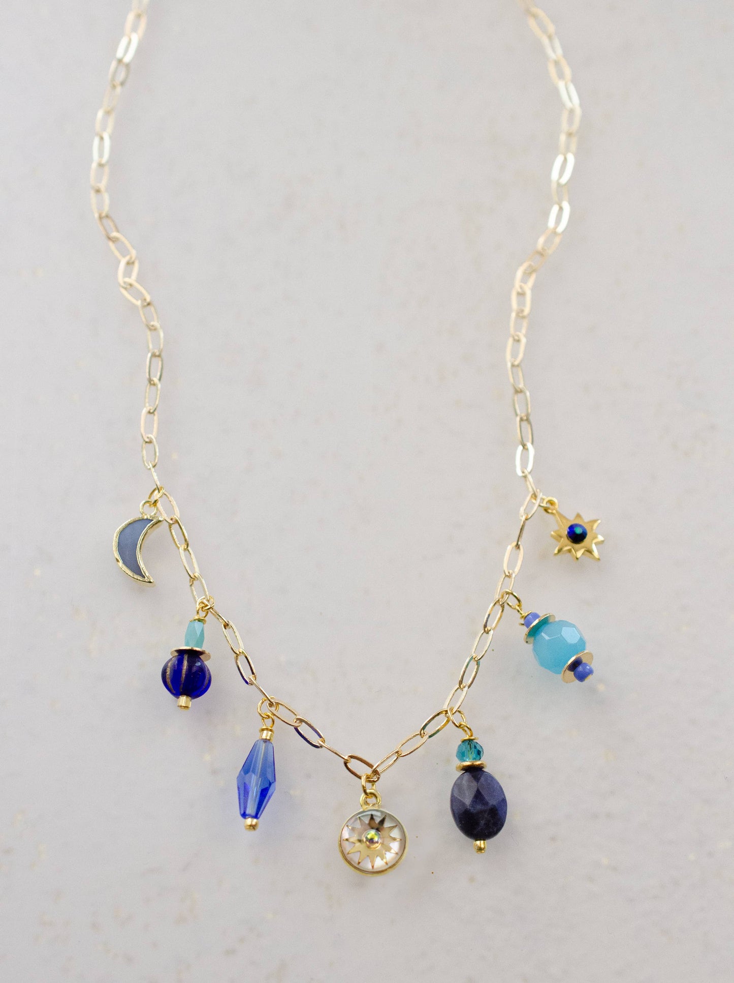 Jill Makes - Pearl Zodiac Water Sign Charm Necklace