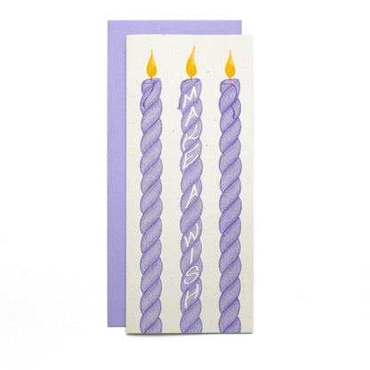 Make a Wish - Risograph Birthday Card