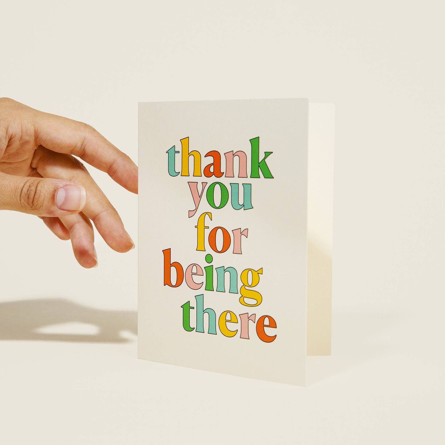 paper&stuff - Thank You For Being There Thinking of You Greeting Card