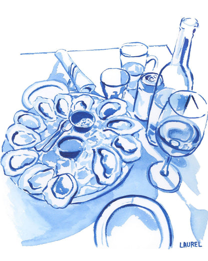 Brix Phthalo Blue Watercolor - Laurel Greenfield Art