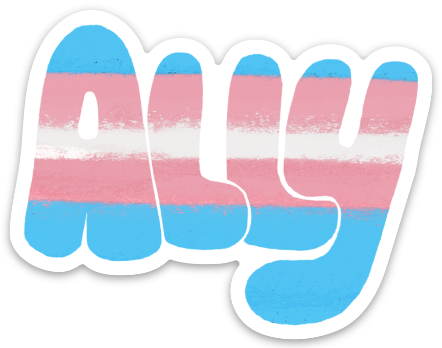 Trans Ally Sticker- Culture Flock