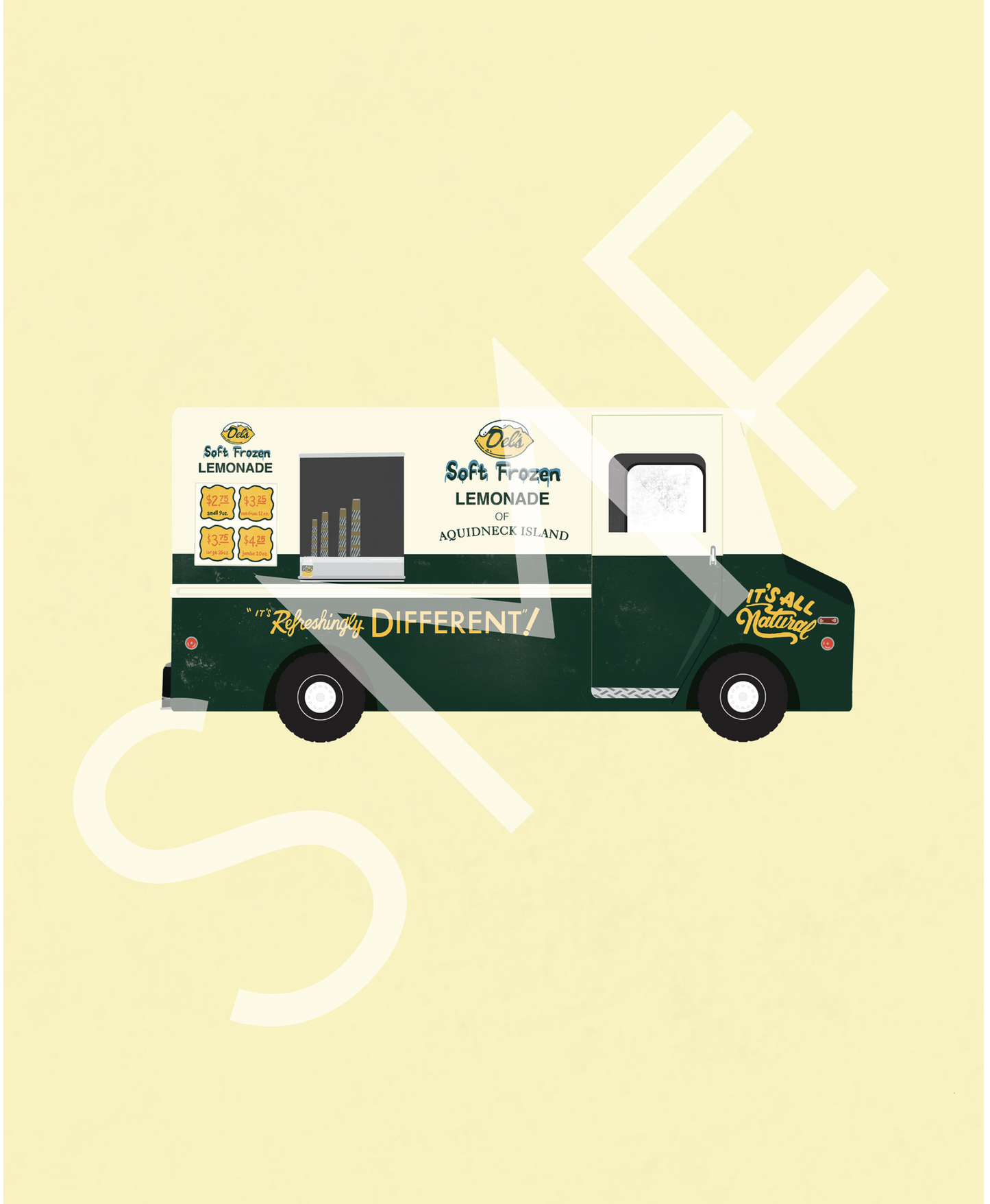 Shannon Farrar - Del's truck print