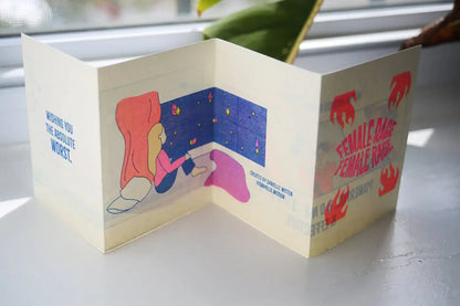 Female Rage Risograph Comic Zine
