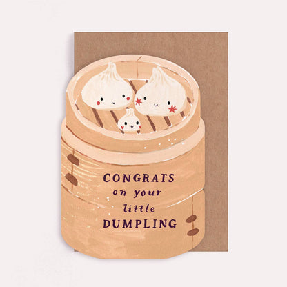 Dumpling New Baby Card | Sister Paper Co.