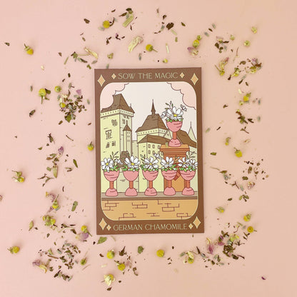 Sow the Magic - German Chamomile Tarot Garden + Gift Seed Packet