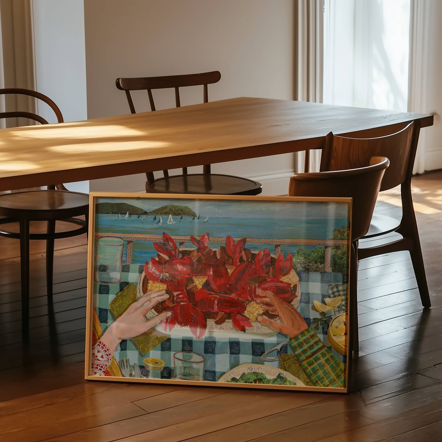 New England Lobster Art Print