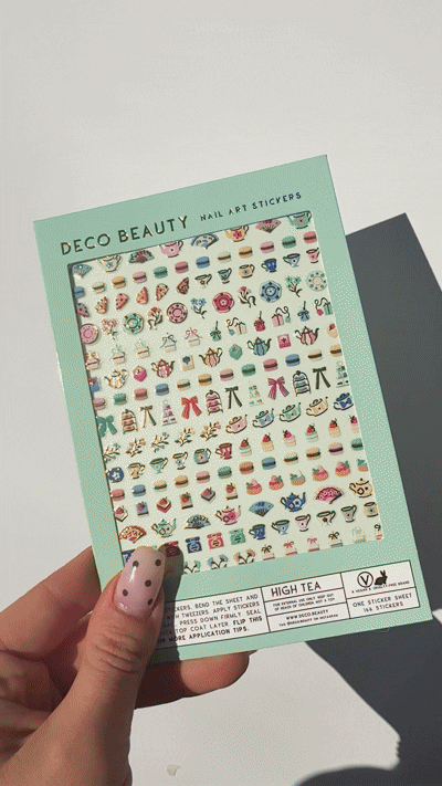 Nail Art Stickers - HIGH TEA - Deco Beauty