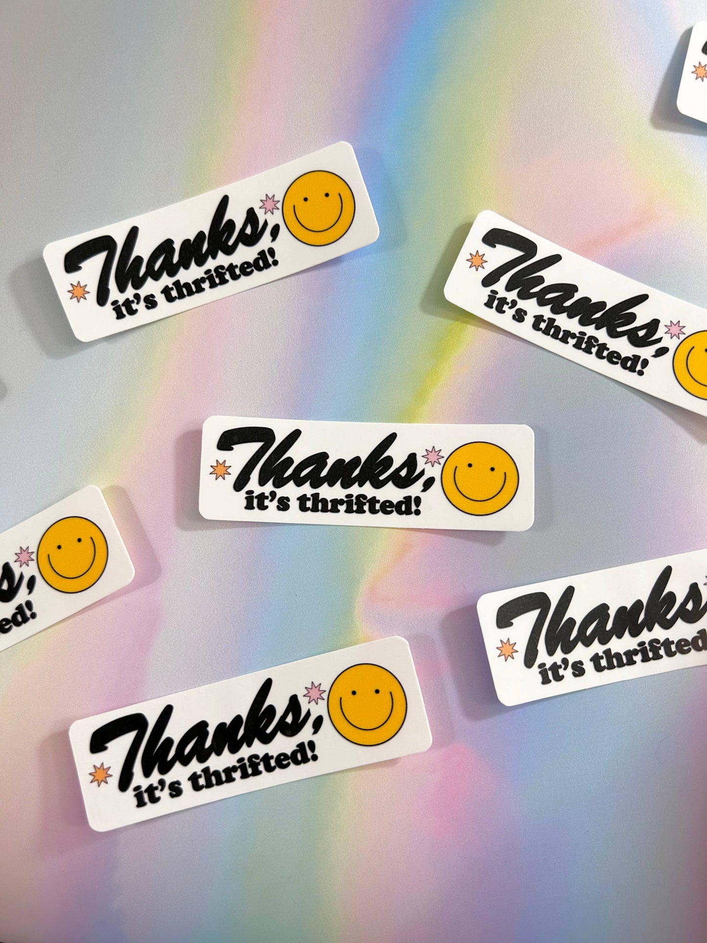 Thanks its Thrifted Sticker