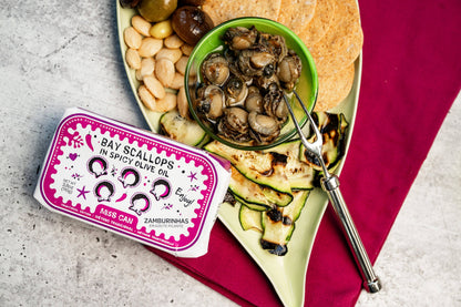 Bay Scallops in Spicy Olive Oil- Miss Can by Tin2Table