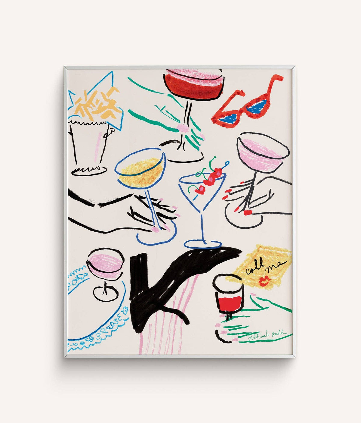 Girls Night Out Art Print- Phthalo Ruth