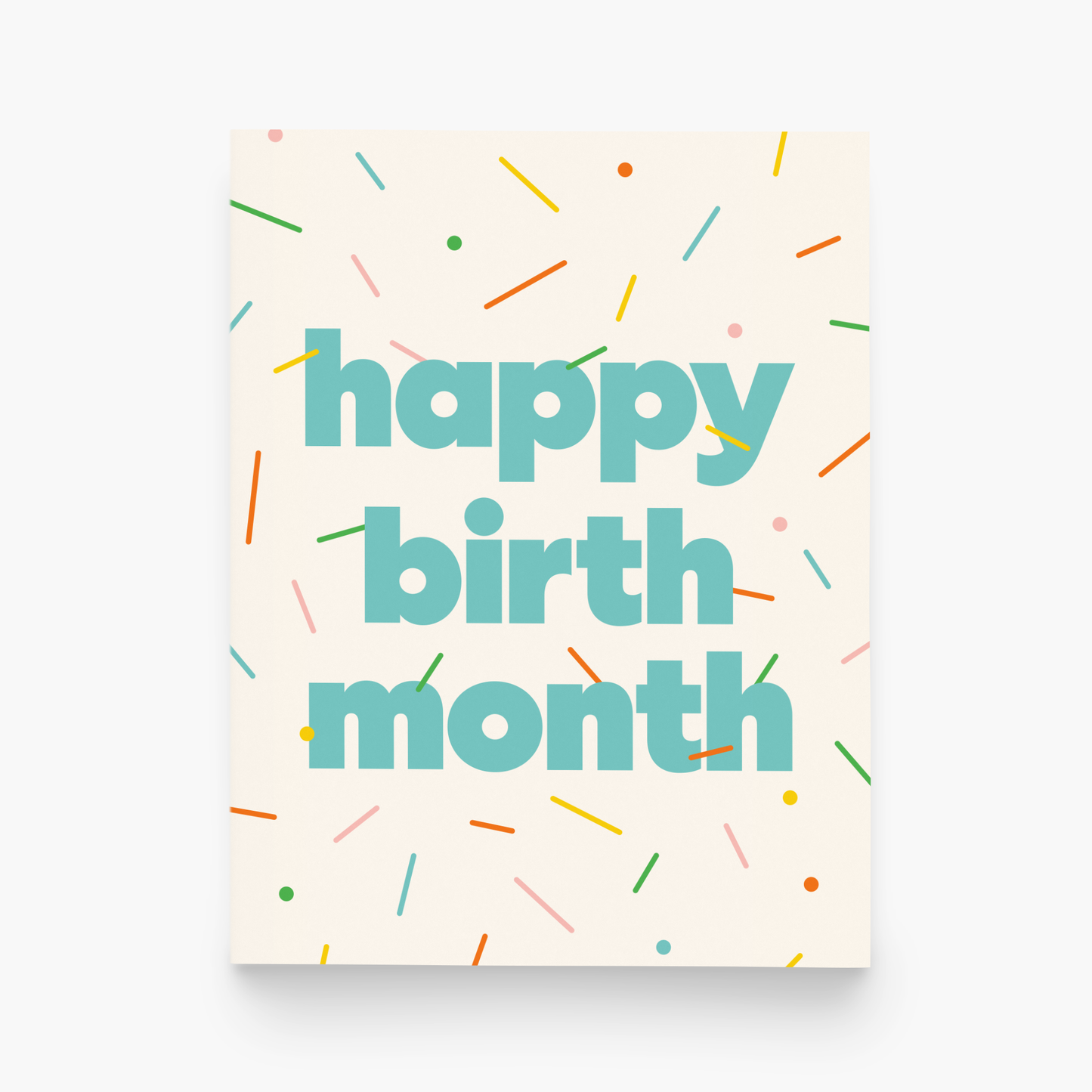 Happy Birth-month Birthday Card- paper&stuff -