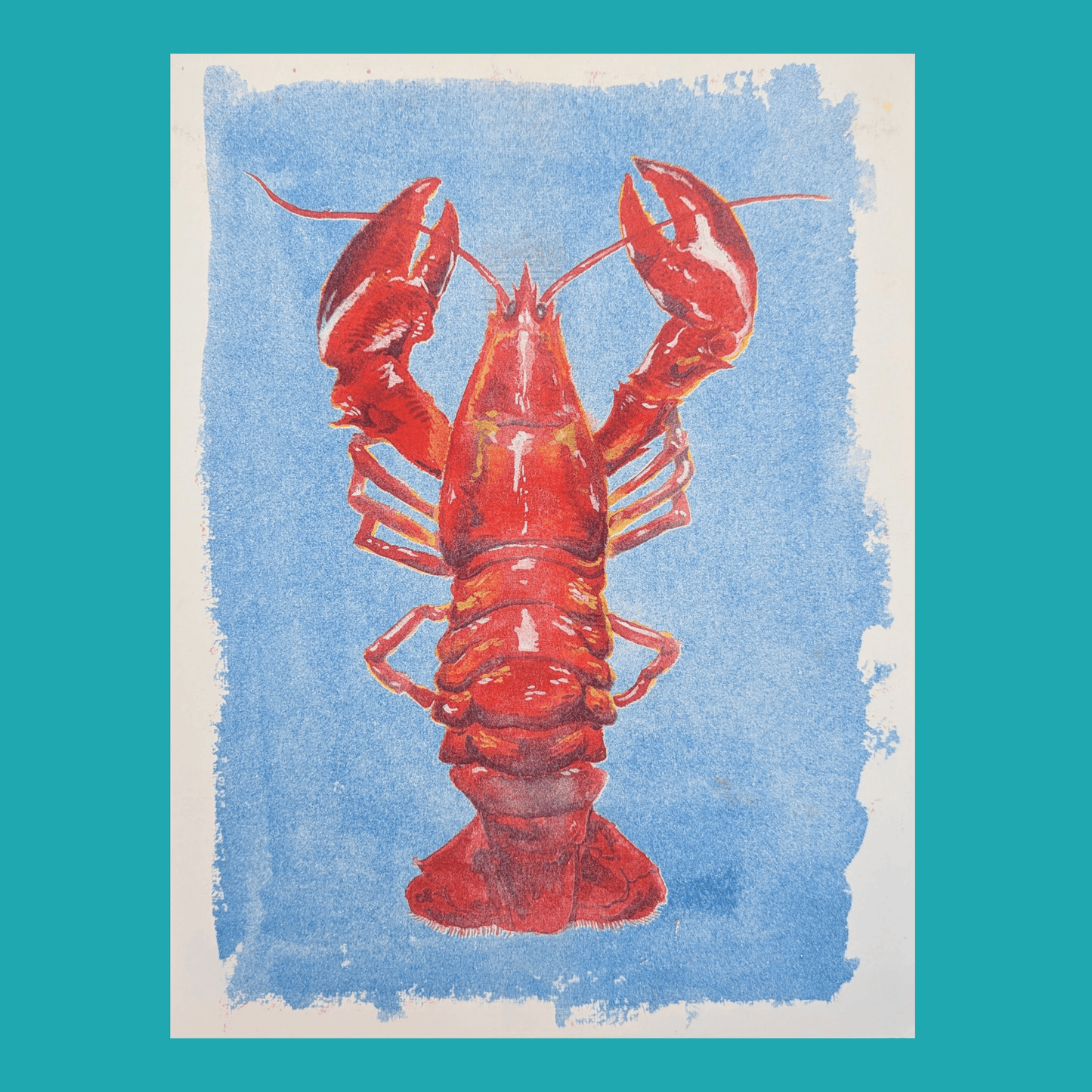 Watercolour Lobster | Christina Hu