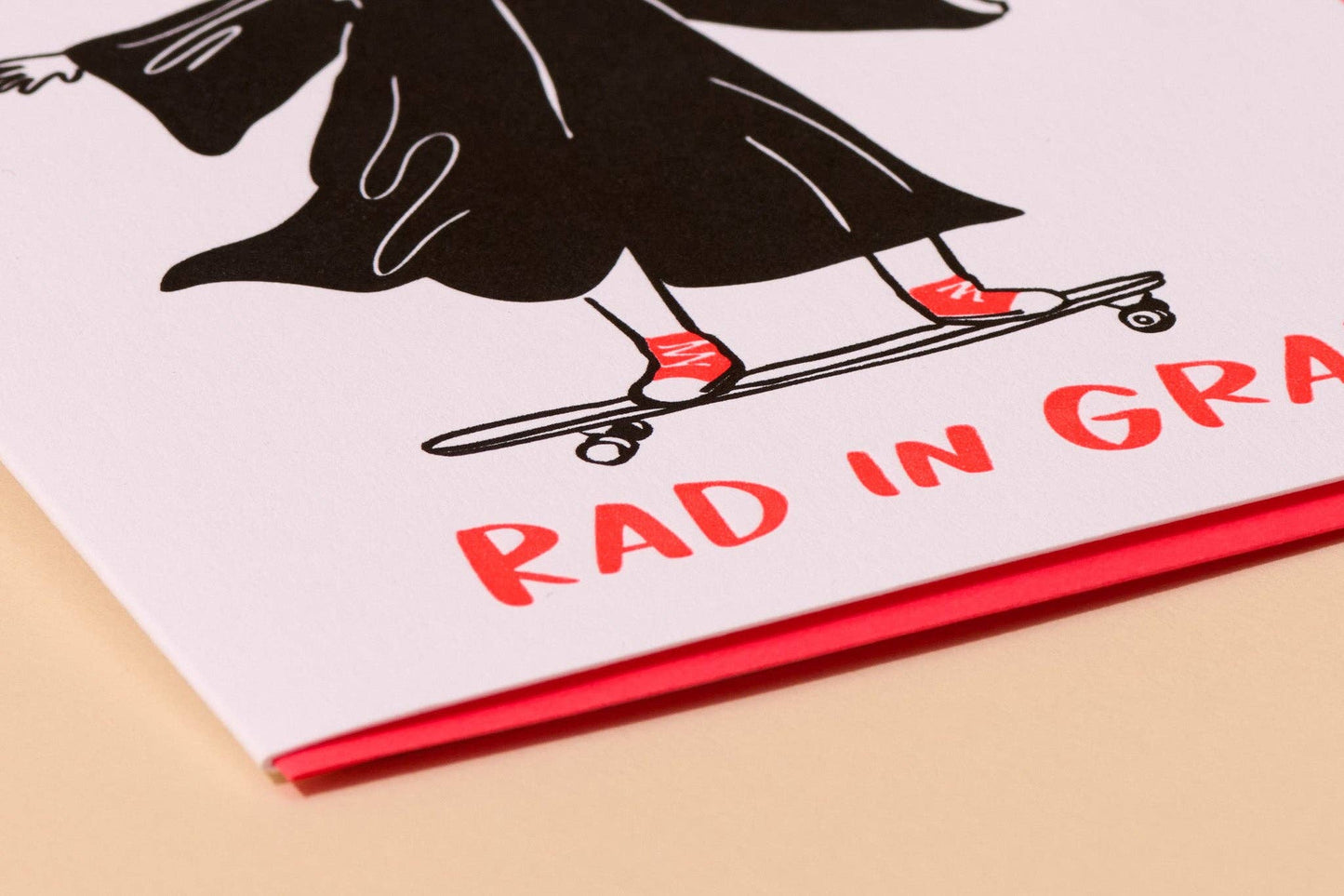 Letterpress Graduation Card—Rad in Grad
